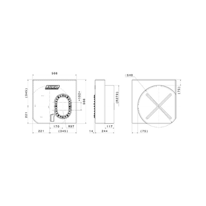 Tank Rund ATL 60L 566x566x244 Pumpe und Platine - ATL-SA-AA-220 - SA-AA-220 - 3661768615409