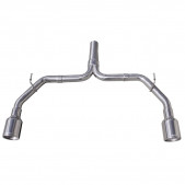 Inoxcar Exhaust Terminal without Rear Silencer 1X102 right+left ALFA GIULIETTA 1750 Tbi (235HP) 10+  d60 Quadrifoglio Verde