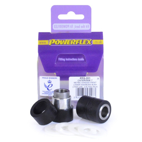 Silent-Bloc Powerflex DeDion "A" Schraube 10mm Caterham 7 Metric Chassis mit DeDion & Watts Linkage (2006 -) - PF-8201-2 - PF8-201 - 5055676532473