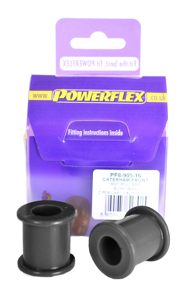 Silent-Bloc Powerflex Stabilisator Vorne 16mm Caterham 7 Imperial Chassis mit DeDion & Watts Linkage (73-2006) - PF-890516-2 - PF8-905-16 - 5055676526915