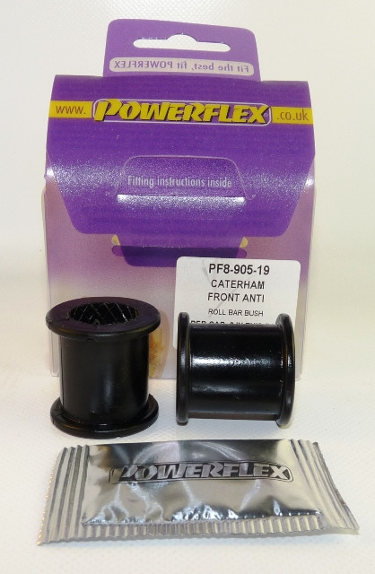 Silent-Bloc Powerflex Barre Anti-Roulis Avant 19mm Caterham 7 Imperial Chassis avec DeDion & Watts Linkage (73-2006) - PF-890519-2 - PF8-905-19 - 5055676502414