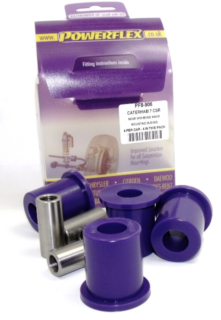 Silent-Bloc Powerflex Avant Triangle Intérieur Supérieur Arrière Caterham 7 CSR avec Ind. arrière Susp (2005 -) - PF-8906-4 - PF8-906 - 5055676512468