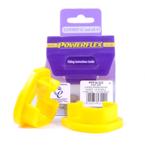 Silent-Bloc Powerflex Untere Motorhalterung - US-Modelle Fiat 500 (2007-) - PF-F16522 - PFF16-522 - 5055676532404