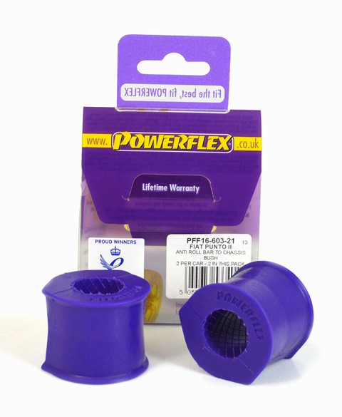 Powerflex Barra Antirollio a Telaio 21mm Fiat Punto MK2 (1999 - 2005) - PF-F1660321-2 - PFF16-603-21 - 5055676533562
