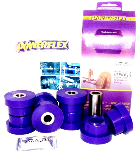 Silent-Bloc Powerflex Unteres vorderes Dreieck Jaguar XJ8, XJR, XJ Sport - X308 (1997-2003) - PF-F27301-4 - PFF27-301 - 5055676504395