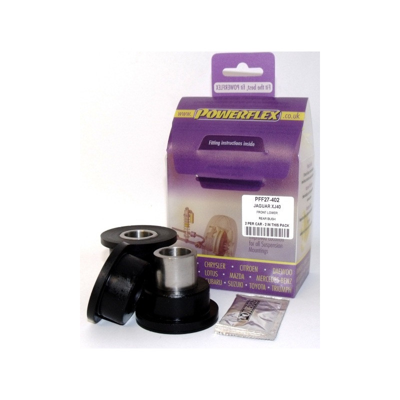 Powerflex Boccola Posteriore Braccio Inferiore Jaguar XJ40 (1986-1994) - PF-F27402-2 - PFF27-402 - 5055676504449