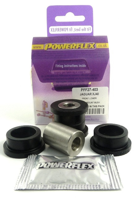 Powerflex Inferiore Ammortizzatore Anteriore Jaguar XJ40 (1986-1994) - PF-F27403-2 - PFF27-403 - 5055676504456