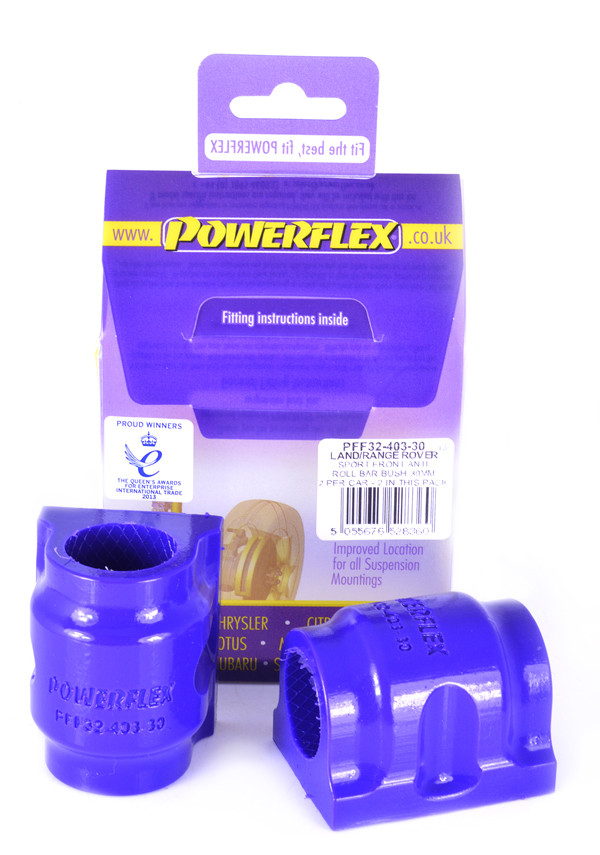 Powerflex Barra Stabilizzatrice Anteriore 30mm Land Rover Discovery 3 / LR3 (2004 - 2009) - PF-F3240330-2 - PFF32-403-30 - 5055676528360