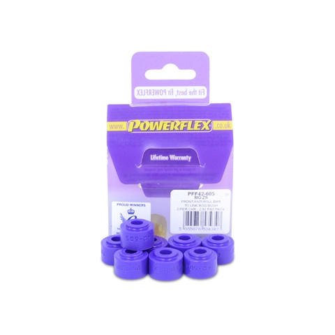 Silent-Bloc Powerflex Liaison Extrémité Barre Anti-Roulis Avant sur Biellette MG ZS (2001-2005) - PF-F42605-2 - PFF42-605 - 5055676534347