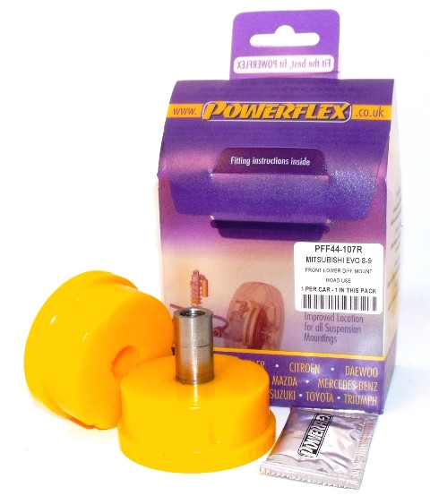Powerflex bush for Front Lower Diff Mount (Road Use) Mitsubishi Lancer Evolution 10 CZ4A (10/07-) - PF-F44107R - PFF44-107R - 5055676505491
