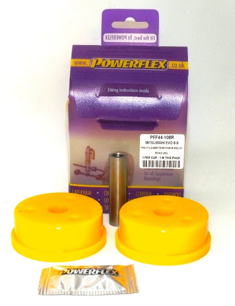 Silent-Bloc Powerflex Différentiel Avant Inférieur (gamme routière) Mitsubishi Lancer Evolution 10 CZ4A (10/07-) - PF-F44108R - PFF44-108R - 5055676505514
