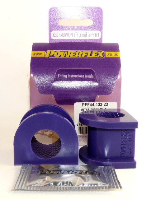 Silent-Bloc Powerflex Barre Anti-Roulis Arrière sur Châssis 23mm Mitsubishi Lancer Evolution 10 CZ4A (10/07-) - PF-F4440323-2 - PFF44-403-23 - 5055676505781