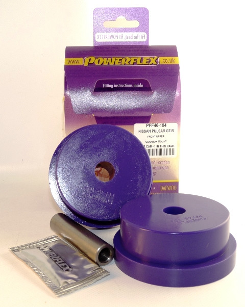 Powerflex bush for Engine Mount Kit Gearbox Upper Front Nissan Sunny/Pulsar GTi-R (1990-1994) - PF-F46104 - PFF46-104 - 5055676505842