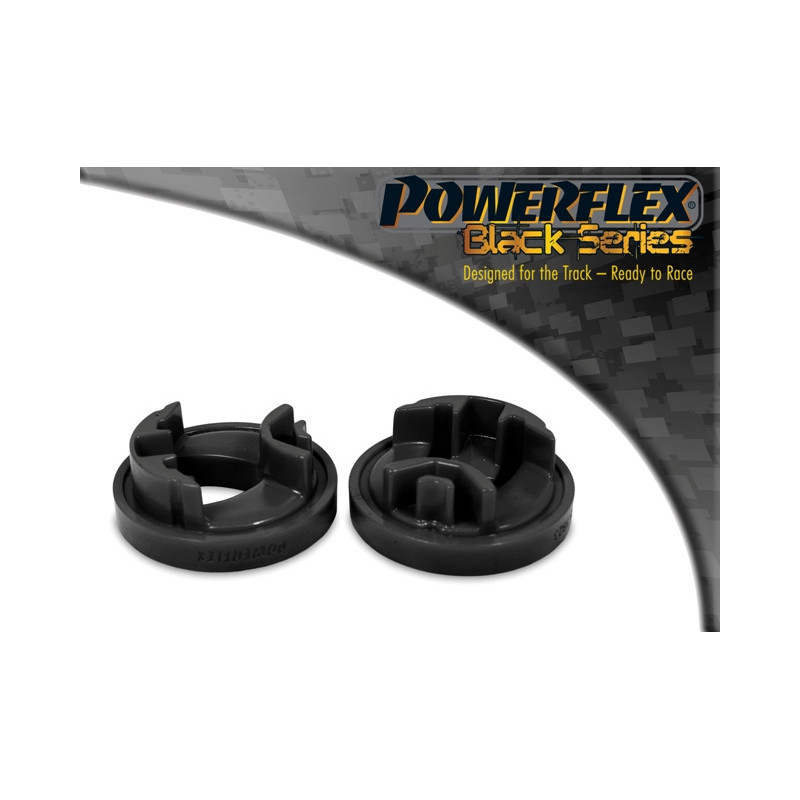 Silent-Bloc Powerflex Black Motor Support Unten groß Insert Mini Countryman R60 2WD (2010-2016) - PF-F51823N - PFF5-1823BLK - 5055676534736