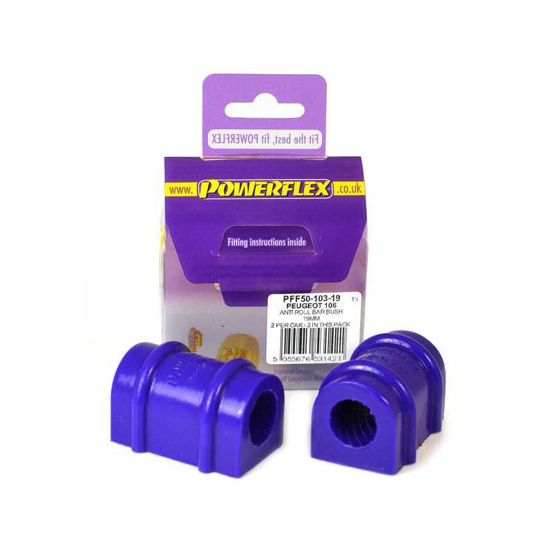 Boccola Powerflex Road Series Barra Antirollio 19mm Citroen AX Mk1 & 2 (1986-1998) - PF-F5010319-2 - PFF50-103-19 - 5055676531421