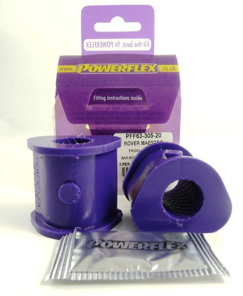 Silent-Bloc Powerflex Stabilisator Vorne 20mm Rover Maestro - PF-F6330520-2 - PFF63-305-20 - 5055676507273