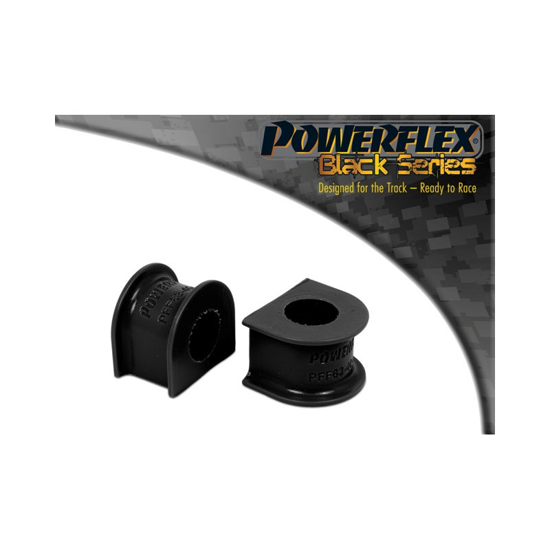 Silent-Bloc Powerflex Black Stabilisator Vorne 24mm MG ZT (2001-2005) - PF-F6340424-2N - PFF63-404-24BLK - 5055676521972
