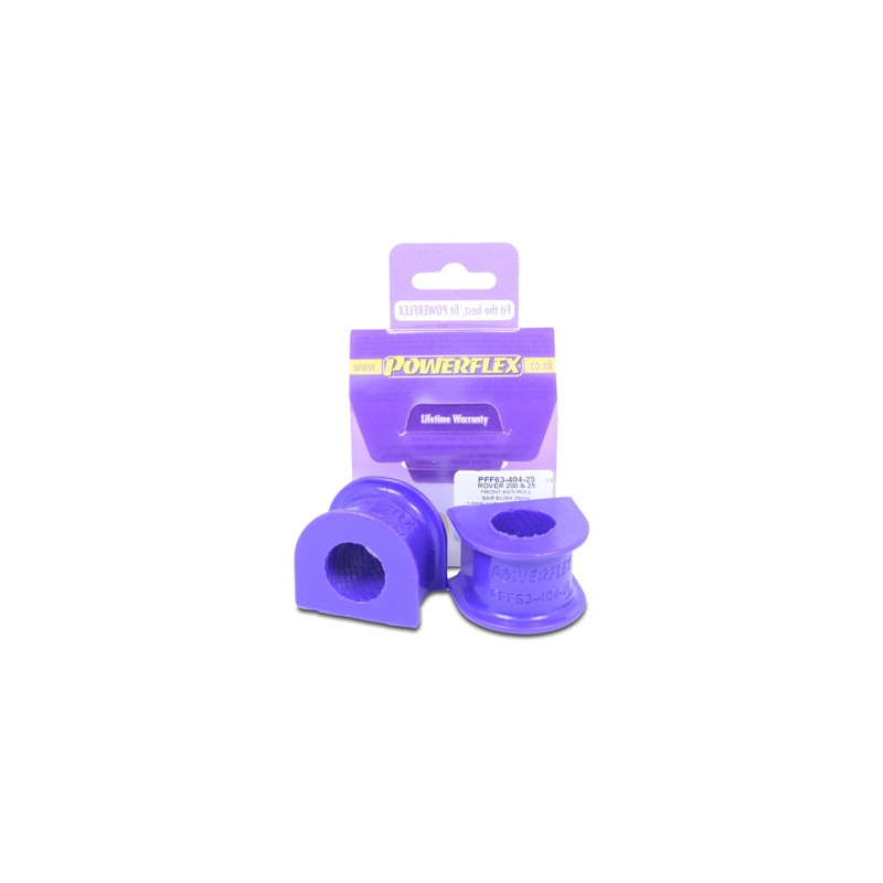 Silent-Bloc Powerflex Stabilisator vorne 25mm MG ZR (2001-2005) - PF-F6340425-2 - PFF63-404-25 - 5055676507358