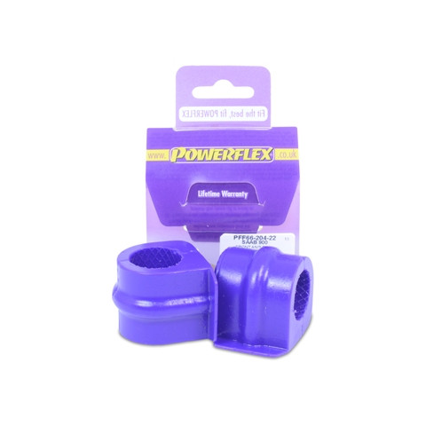 Powerflex bushes for Front Anti Roll Bar Mounting 22mm Saab 9-3 (1998-2002) - PF-F6620422-2 - PFF66-204-22 - 5055676507662