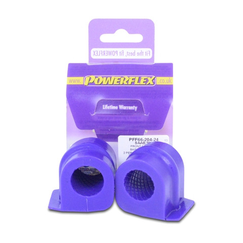 Silent-Bloc Powerflex Stabilisator vorne 24mm Saab 9-3 (1998-2002) - PF-F6620424-2 - PFF66-204-24 - 5055676507679
