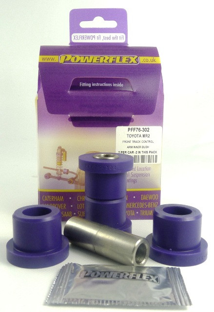 Powerflex bushes for Front Inner Track Control Arm Bush Toyota MR2 SW20 REV 1 (1989-1991) - PF-F76302-2 - PFF76-302 - 5055676509116