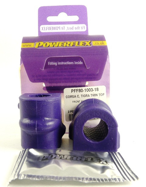 Silent-Bloc Powerflex Stabilisator Vorne 20mm Opel Astra MK4 - Astra G (1998-2004) - PF-F80100320-2 - PFF80-1003-20 - 5055676514325