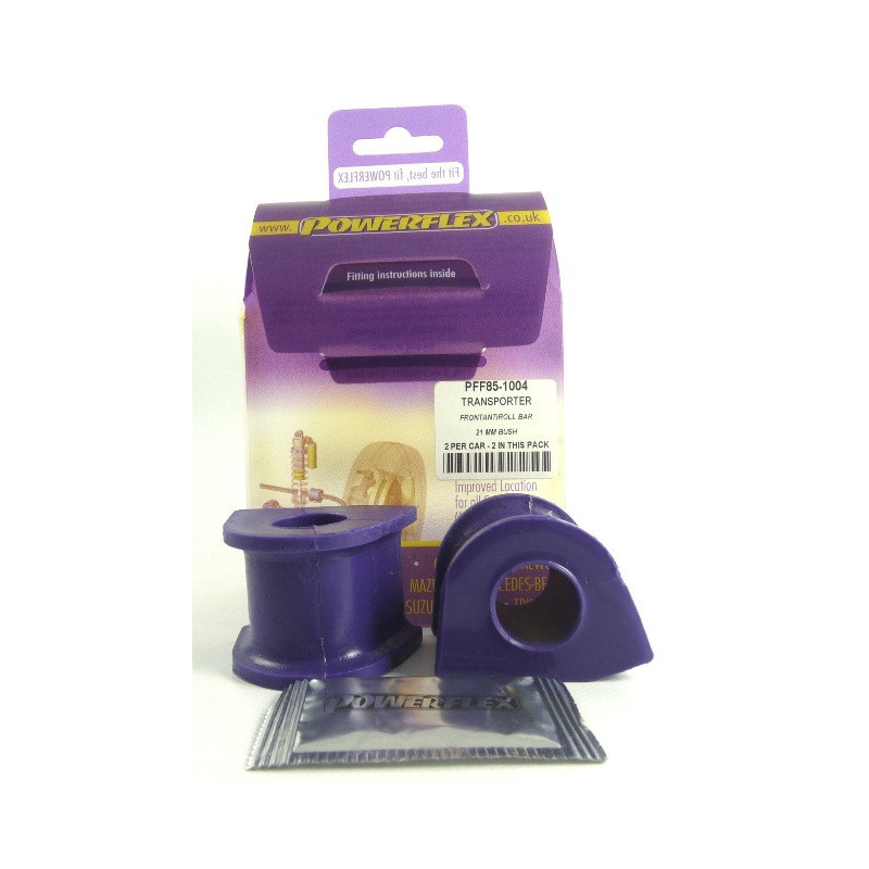 Powerflex Barra Antirollio a Telaio 21mm Transporter Modelli T25/T3 Tipo 2 Tutti i modelli (1979 - 1992) - PF-F851004-2 - PFF85-1004 - 5055676510181