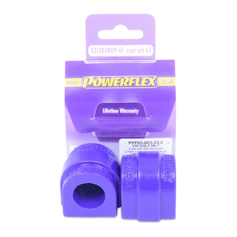Powerflex bushes for Front Anti Roll Bar Bush 21.7mm Audi A3 MK3 8V up to 125PS (2013-) Rear Beam - PF-F85803217-2 - PFF85-803-21.7 - 5055676536235