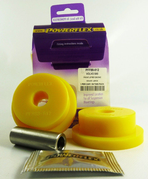 Powerflex bush for Upper Engine Mount Large Round Bush Volvo S60 (2001-2009), V70-Mk2, S80-Mk1 (2000-2007) - PF-F88612 - PFF88-612 - 5055676511416