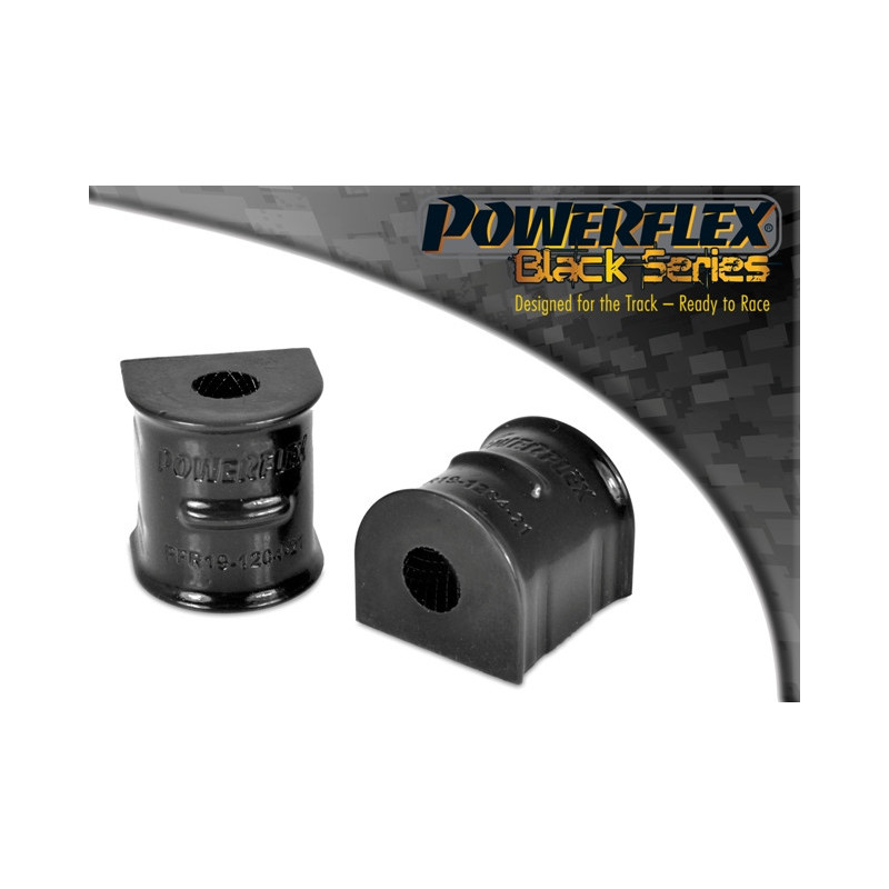 Powerflex Black Barra Stabilizzatrice Posteriore a Telaio 18mm Ford Focus Mk2 incluso ST e RS (2005-2010) - PF-R19120418-2N - PFR19-1204-18BLK - 5055676538598