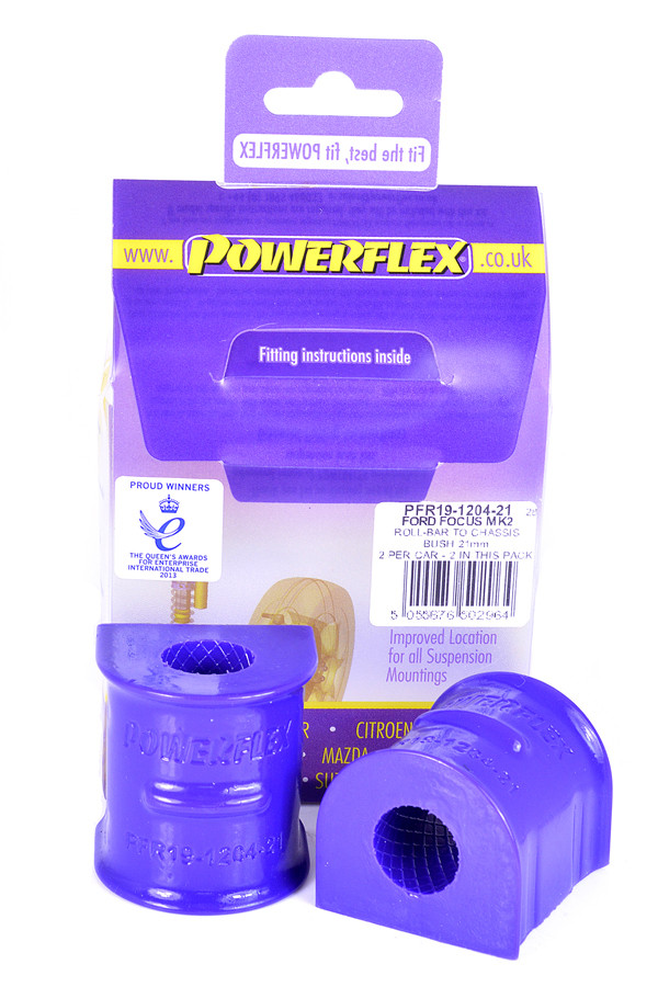 Silent-Bloc Powerflex Barre Anti-Roulis Arrière sur Châssis 22mm Ford Focus Mk3 inclu ST (2011 -) & Estate - PF-R19120422-2 - PFR19-1204-22 - 5055676533050