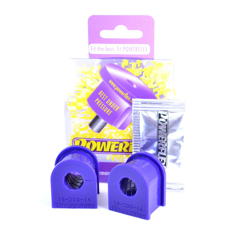 Powerflex bushes for Rear Anti-Roll Bar Mounting Bush 14mm Ford Sierra 3Dr & Sapphire RS Cosworth 2WD - PF-R1920914-2 - PFR19-209-14 - 5055676518293