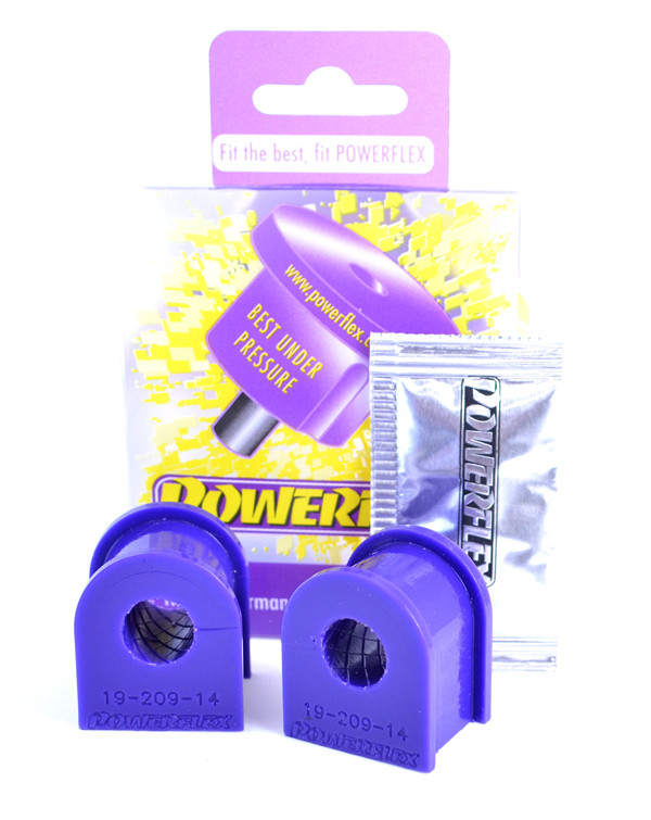 Powerflex bushes for Rear Anti-Roll Bar Mounting Bush 14mm Ford Sierra 3Dr & Sapphire RS Cosworth 2WD - PF-R1920914-2 - PFR19-209-14 - 5055676518293