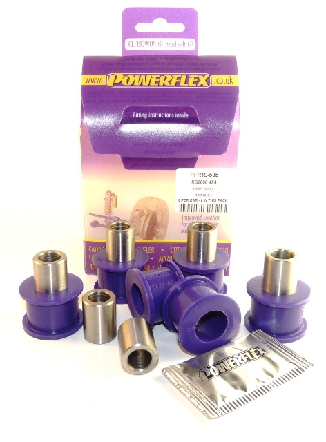 Powerflex Boccola Ponte Posteriore Barra Ford Escort MK5,6 RS2000 4X4 1992-96 - PF-R19505-6 - PFR19-505 - 5055676503558