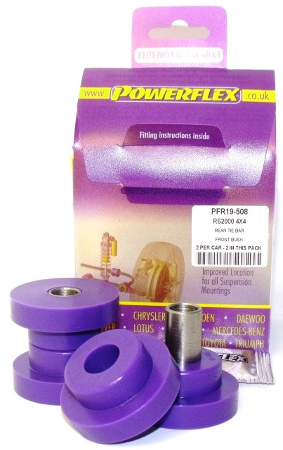 Powerflex bushes for Rear Tie Bar Rear Bush Ford Escort MK5,6 RS2000 4X4 1992-96 - PF-R19508-2 - PFR19-508 - 5055676503589