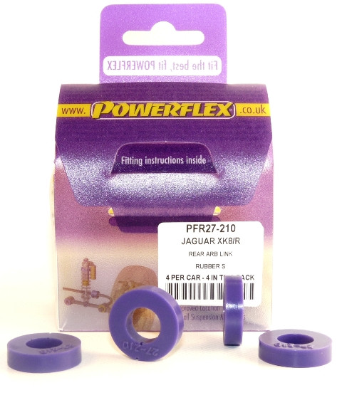 Silent-Bloc Powerflex Liaison Barre Anti-Roulis Arrière Jaguar XJ6, XJ6R - X300 & X306 (1994-1997) - PF-R27210-4 - PFR27-210 - 5055676504388