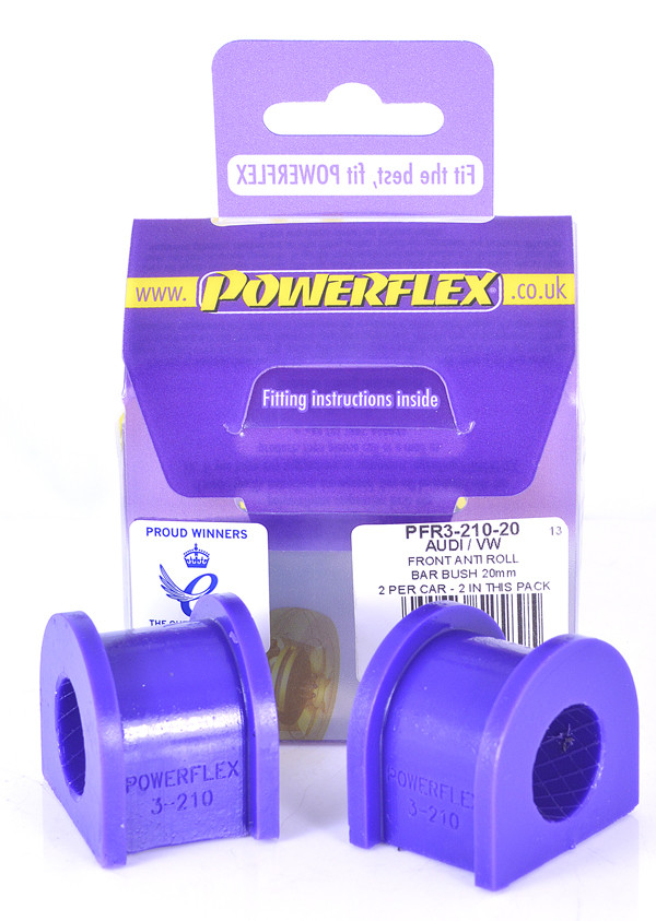 Silent-Bloc Powerflex Stabilisator Hinten 20mm Audi A4 inkl. Avant (2WD) - PF-R321020-2 - PFR3-210-20 - 5055676525895