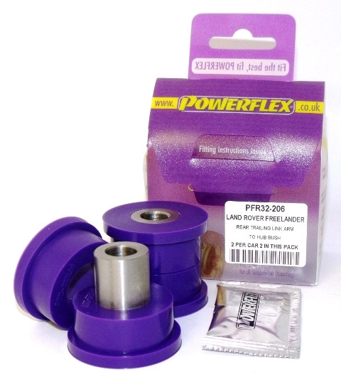Silent-Bloc Powerflex Hinterer Arm auf Nabe Land Rover Freelander (1997 - 2006) - PF-R32206-2 - PFR32-206 - 5055676504586