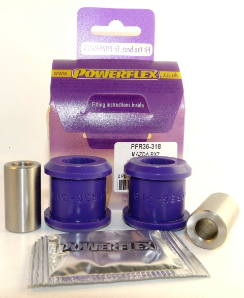 Powerflex Supporto Regolabile Piccolo Esterno Barra Posteriore Mazda RX-7 Generation 3 & 4 (1992-2002) - PF-R36318-2 - PFR36-318 - 5055676505118