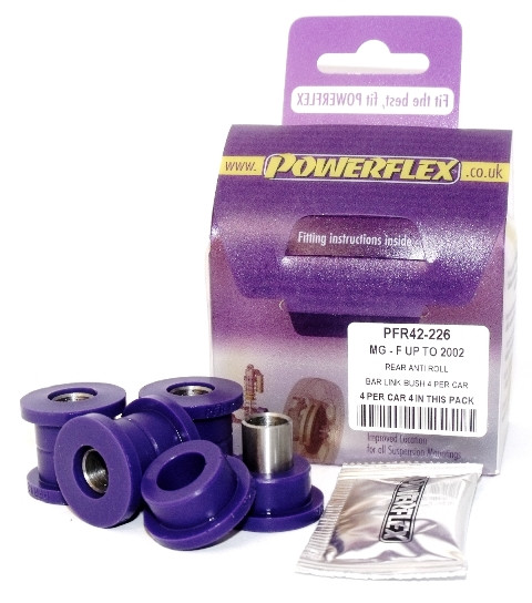 Silent-Bloc Powerflex Liaison Barre Anti-Roulis Arrière MG MGF (1995 à 2002) - PF-R42226-4 - PFR42-226 - 5055676505361