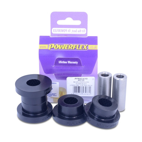 Silent-Bloc Powerflex External Arm Rear Under Honda Civic EG4, EG5, EG6, EJ1 & EJ2 92-96 Integra Type R DC2 95-2000 - PF-R42610-2 - PFR42-610 - 5055676534361