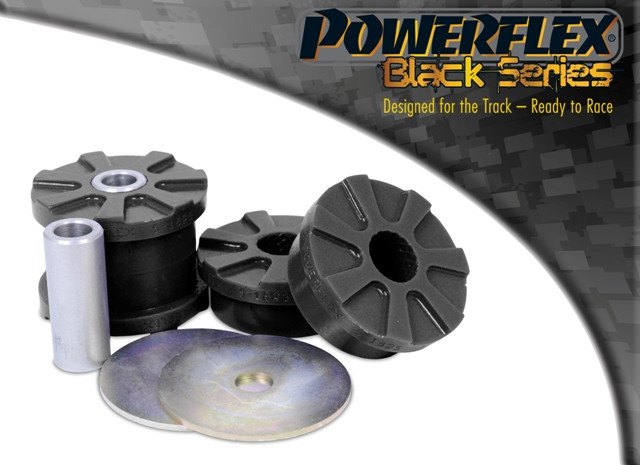 Silent-Bloc Powerflex Black Halter Hinterrad Differential hinten Mini Countryman R60 4WD (2010-2016) - PF-R51825-2N - PFR5-1825BLK - 5055676534774