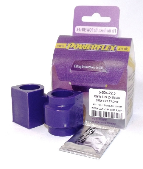 Silent-Bloc Powerflex Stabilisator hinten 22.5mm BMW E46 Serie 3 Compact - PF-R5504225-2 - PFR5-504-22.5 - 5055676502186