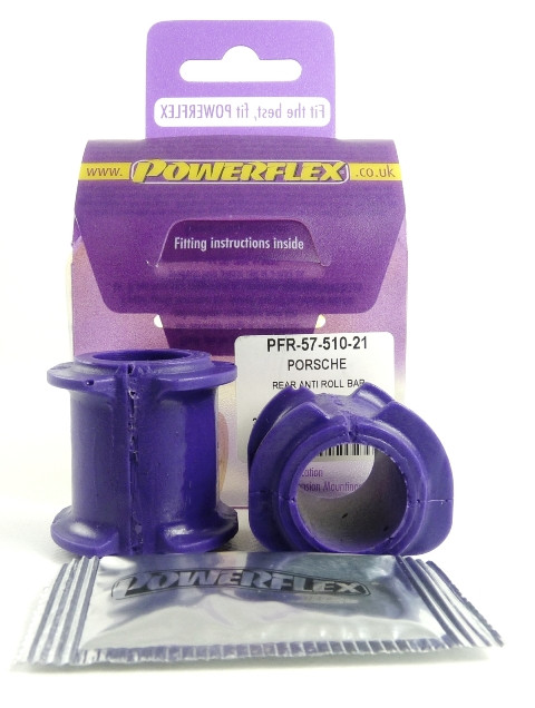 Silent-Bloc Powerflex Barre Anti-Roulis Arrière 21mm Porsche 996 (1997-2005) - PF-R5751021-2 - PFR57-510-21 - 5055676506733