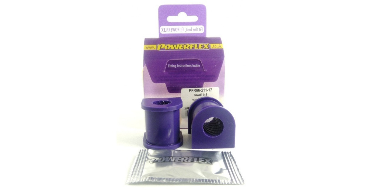 Silent-Bloc Powerflex Stabilisator hinten 17mm Saab 9-5 (1998-2010) YS3E