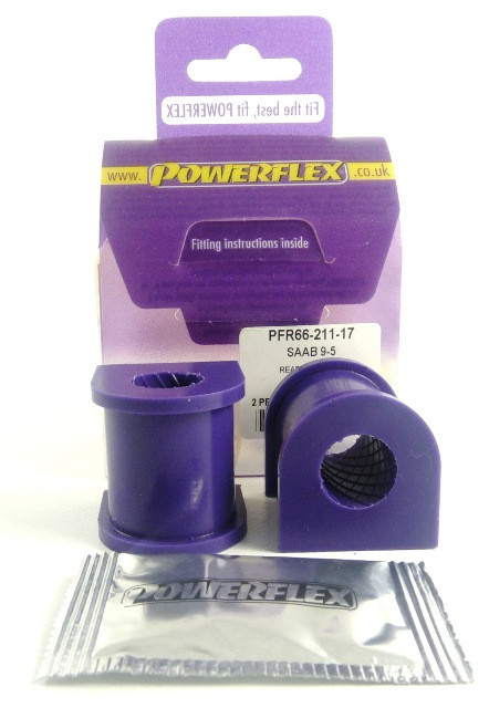 Powerflex Barra Stabilizzatrice Posteriore 17mm Saab 9-5 (1998-2010) YS3E - PF-R6621117-2 - PFR66-211-17 - 5055676507778