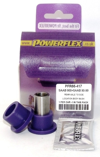 Powerflex Boccola Assale Posteriore Lato Telaio Saab 90 & 99 (1975-1987) - PF-R66417 - PFR66-417 - 5055676507976