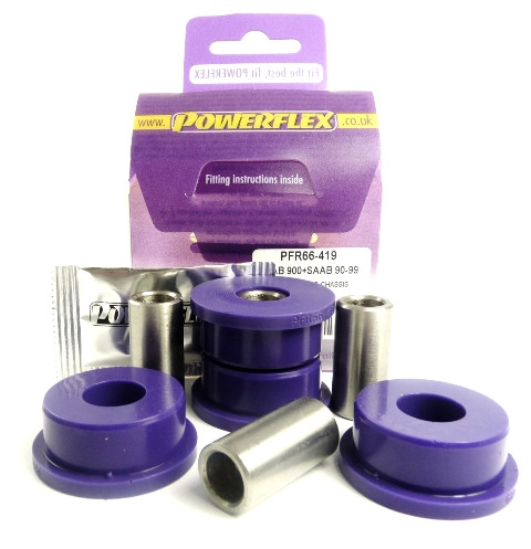 Silent-Bloc Powerflex Essieu Avant sur Châssis Saab 90 & 99 (1975-1987) - PF-R66419-2 - PFR66-419 - 5055676507990