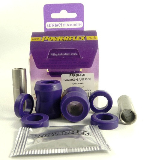Powerflex bushes for Lower Shock Mounting Saab 90 & 99 (1975-1987) - PF-R66420-4 - PFR66-420 - 5055676508003