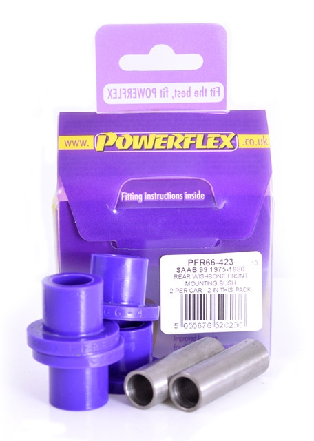Powerflex bushes for Rear Wishbone Front Mounting Bush Saab 90 & 99 (1975-1987) - PF-R66423-2 - PFR66-423 - 5055676526236